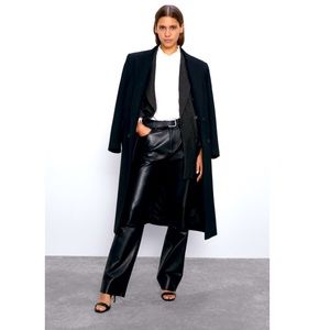ZARA FAUX LEATHER PANTS